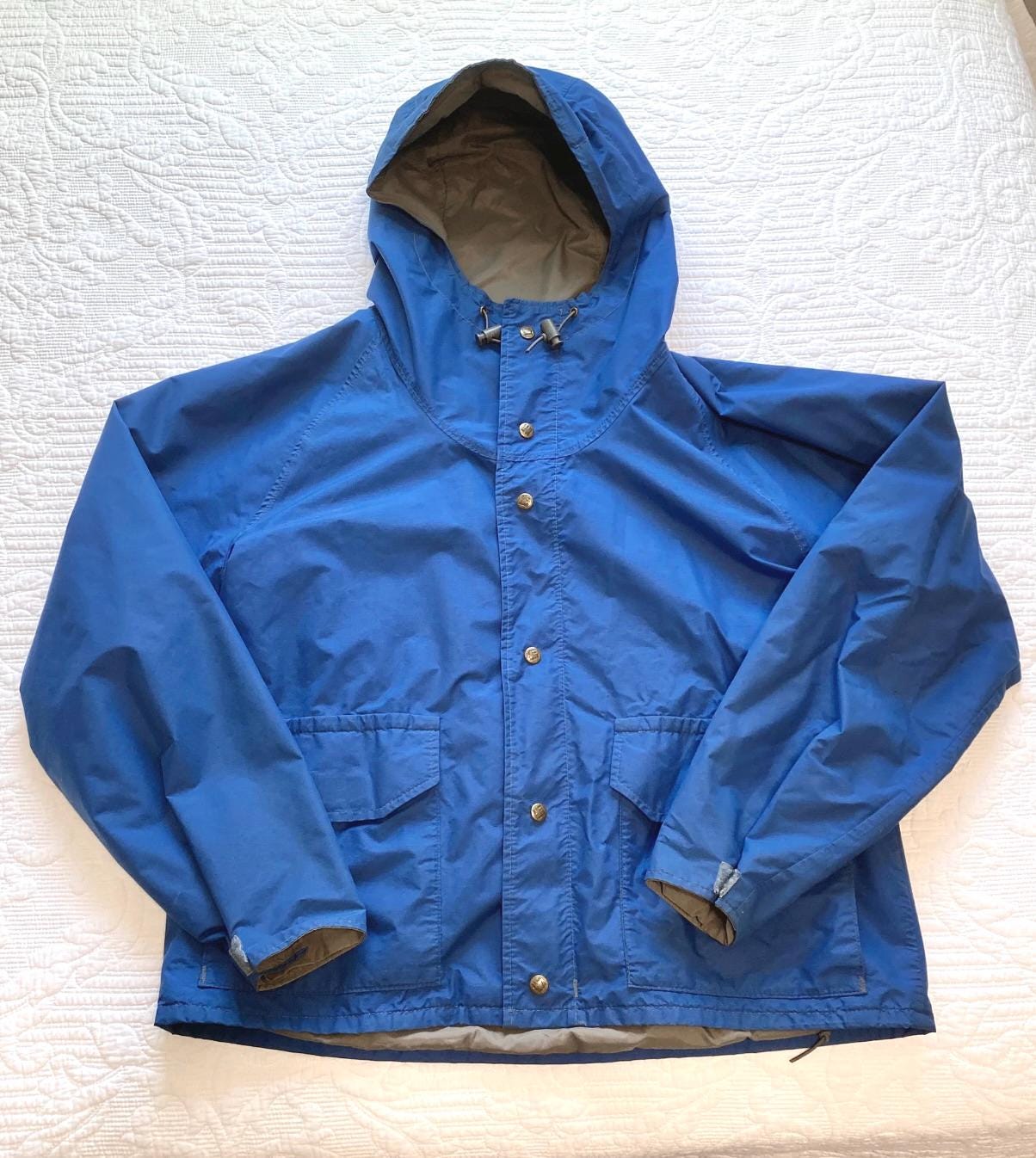 Vintage 80s Columbia Sportswear Gore-tex Blue Windbreaker