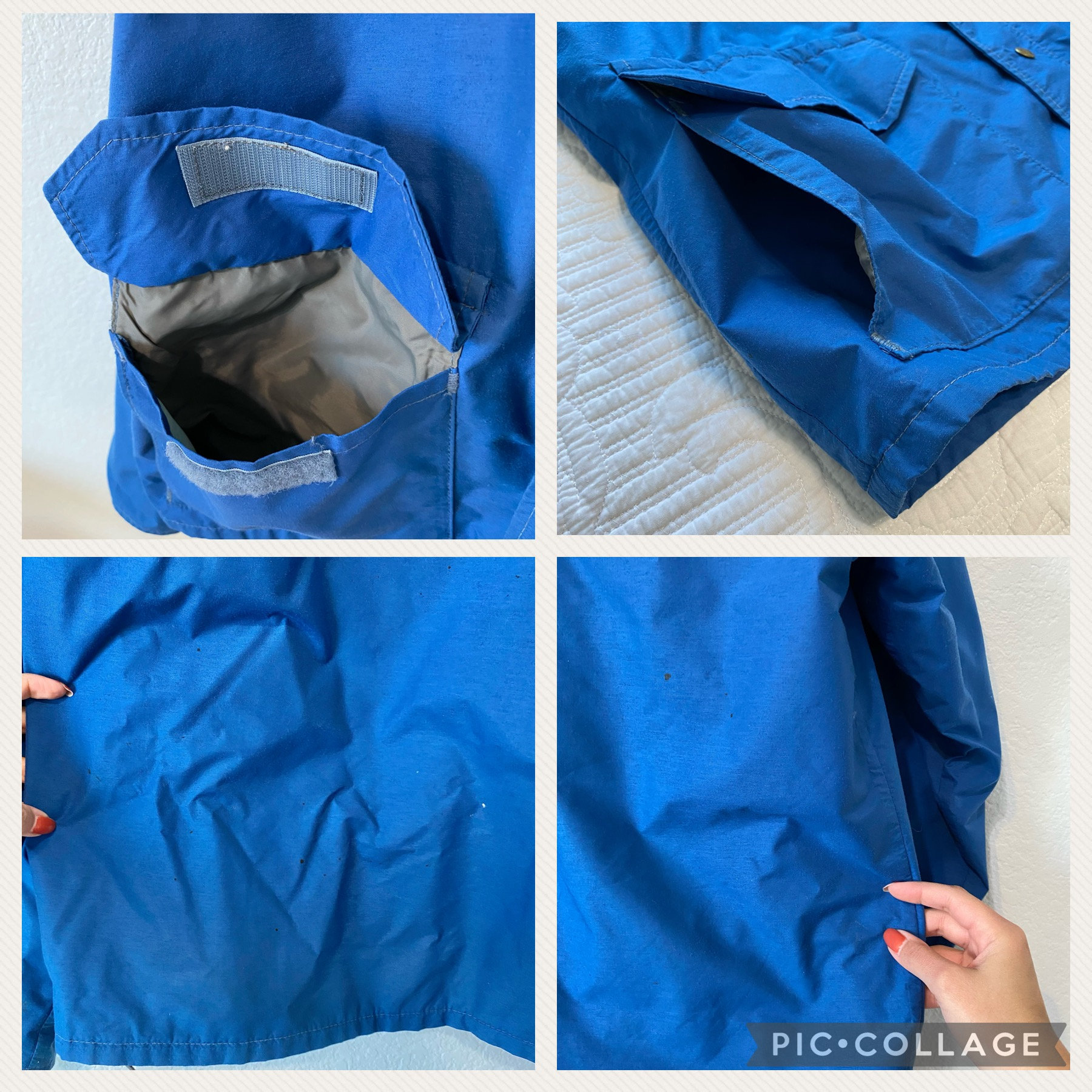 Vintage 80s Columbia Sportswear Gore-tex Blue Windbreaker Vintage 80s Columbia Sportswear Gore-tex Blue Windbreaker