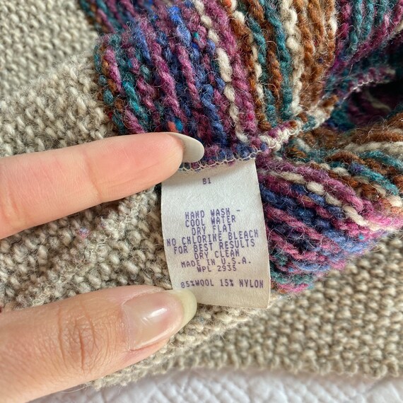 Vintage Frankenmuth Woolen Mill Knit Sweater Vest… - image 8