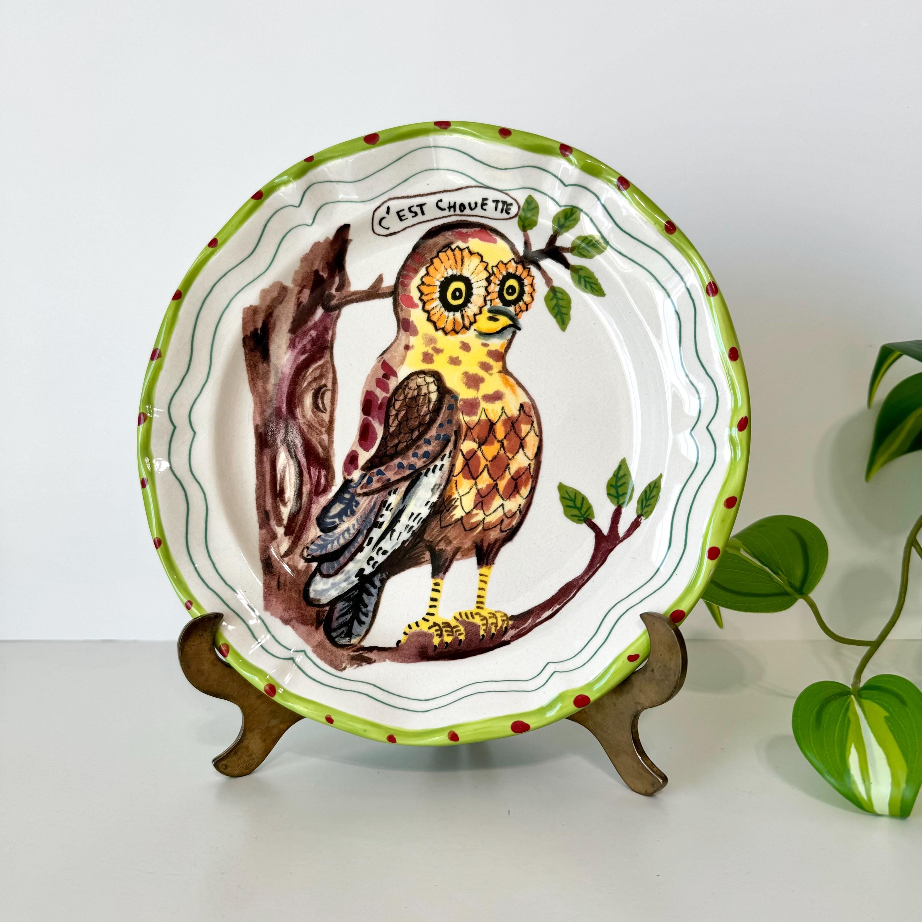 anthropologie Nathalie 手のひらプレート Anthropologie Nathalie Lete Plates - Etsy
