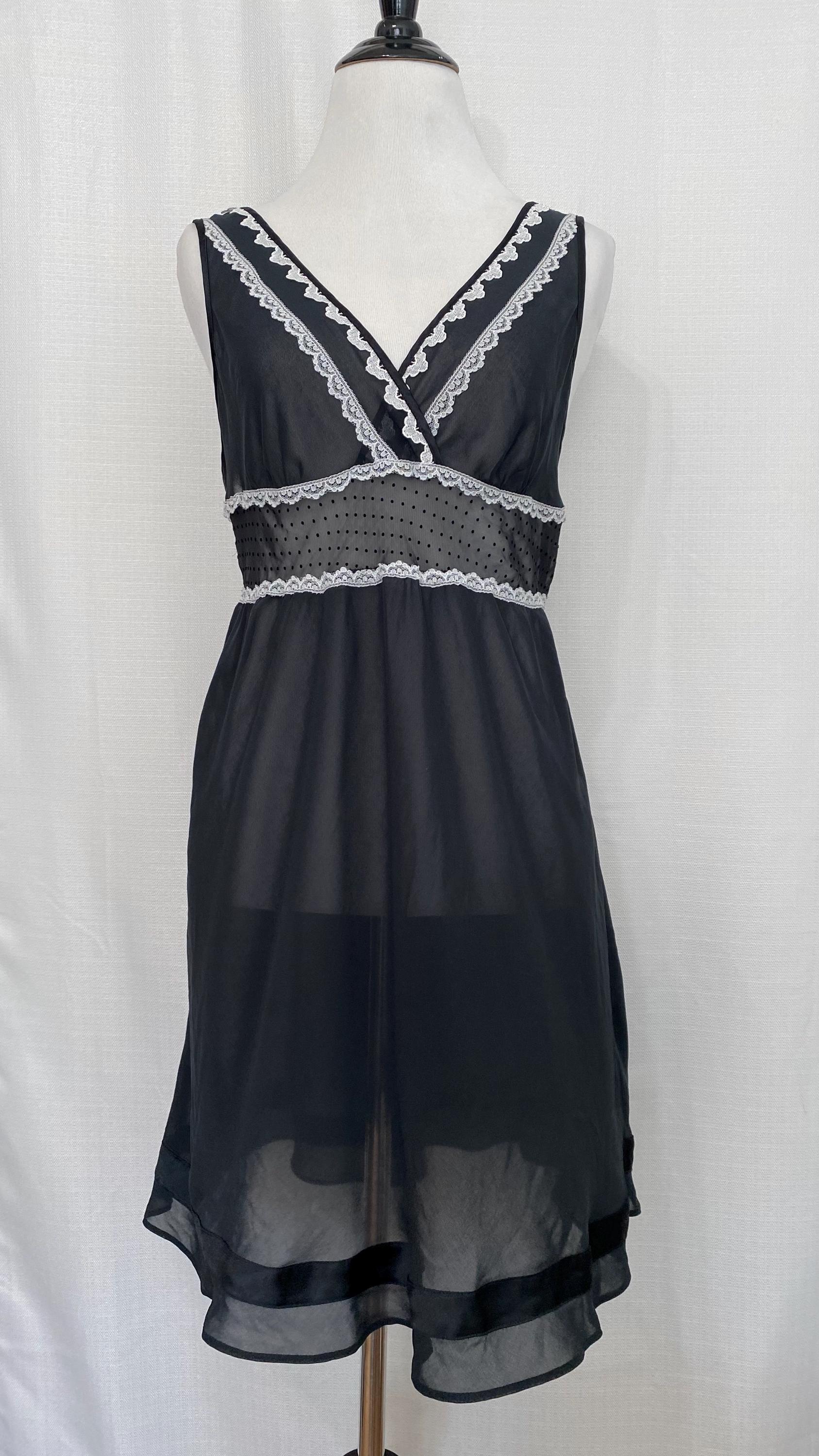 white christmas dresses NWTS Victoria's Secret vintage black polka dot slip dress – Angelic Splash