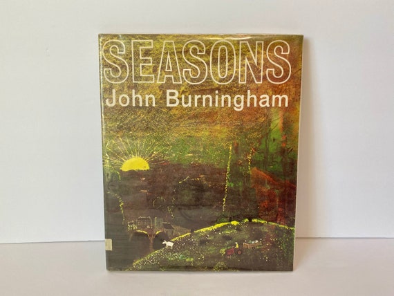 洋書 SEASONS John Burningham Vintage 1971 'seasons' by John Burningham Hardcover Book, Ex