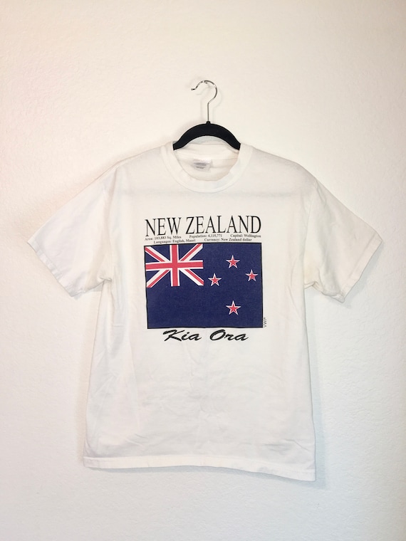 Vintage New Zealand Flag Tourist T-Shirt