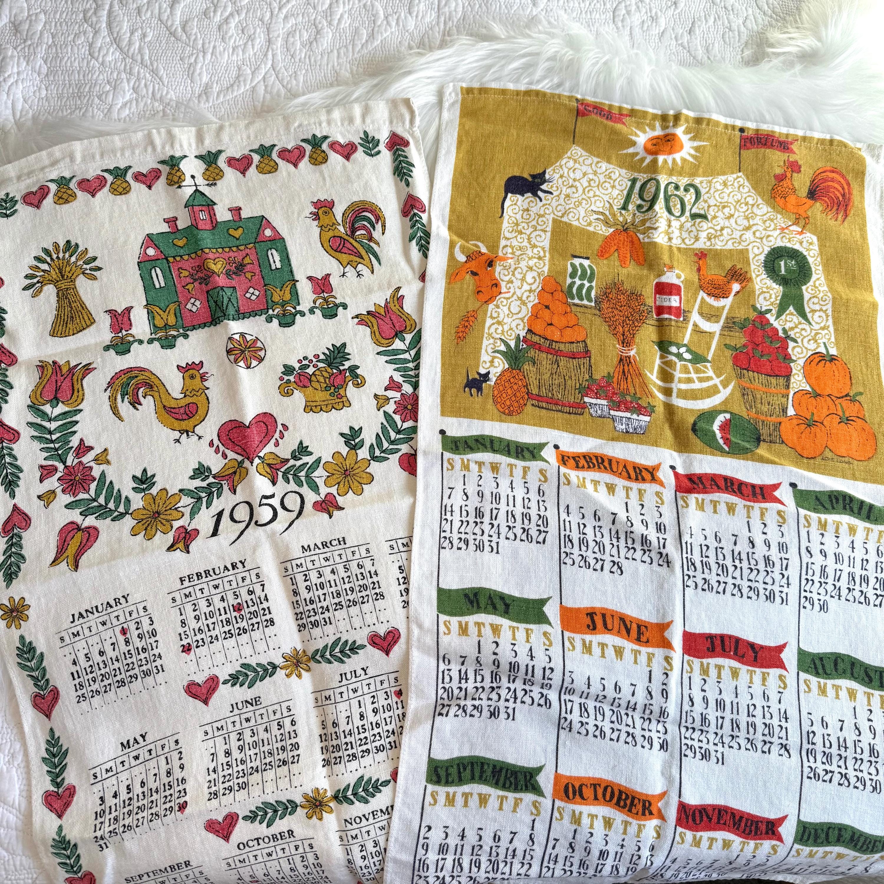 1962 Vintage Calendar - Etsy