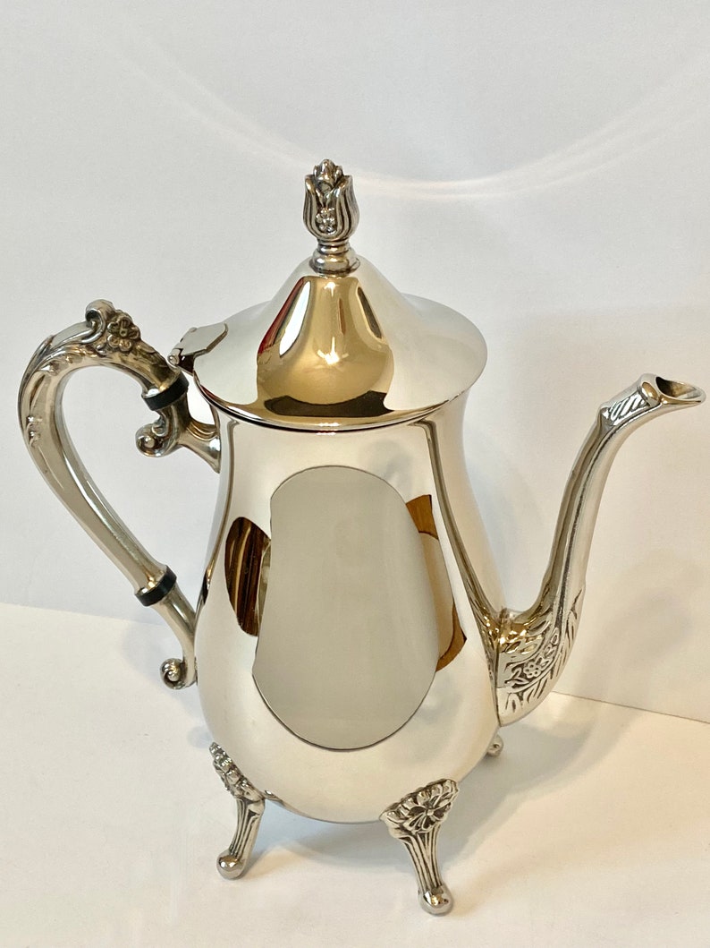Vintage Leonard Silver Plated Hong Kong Tea & Coffee 3piece Etsy