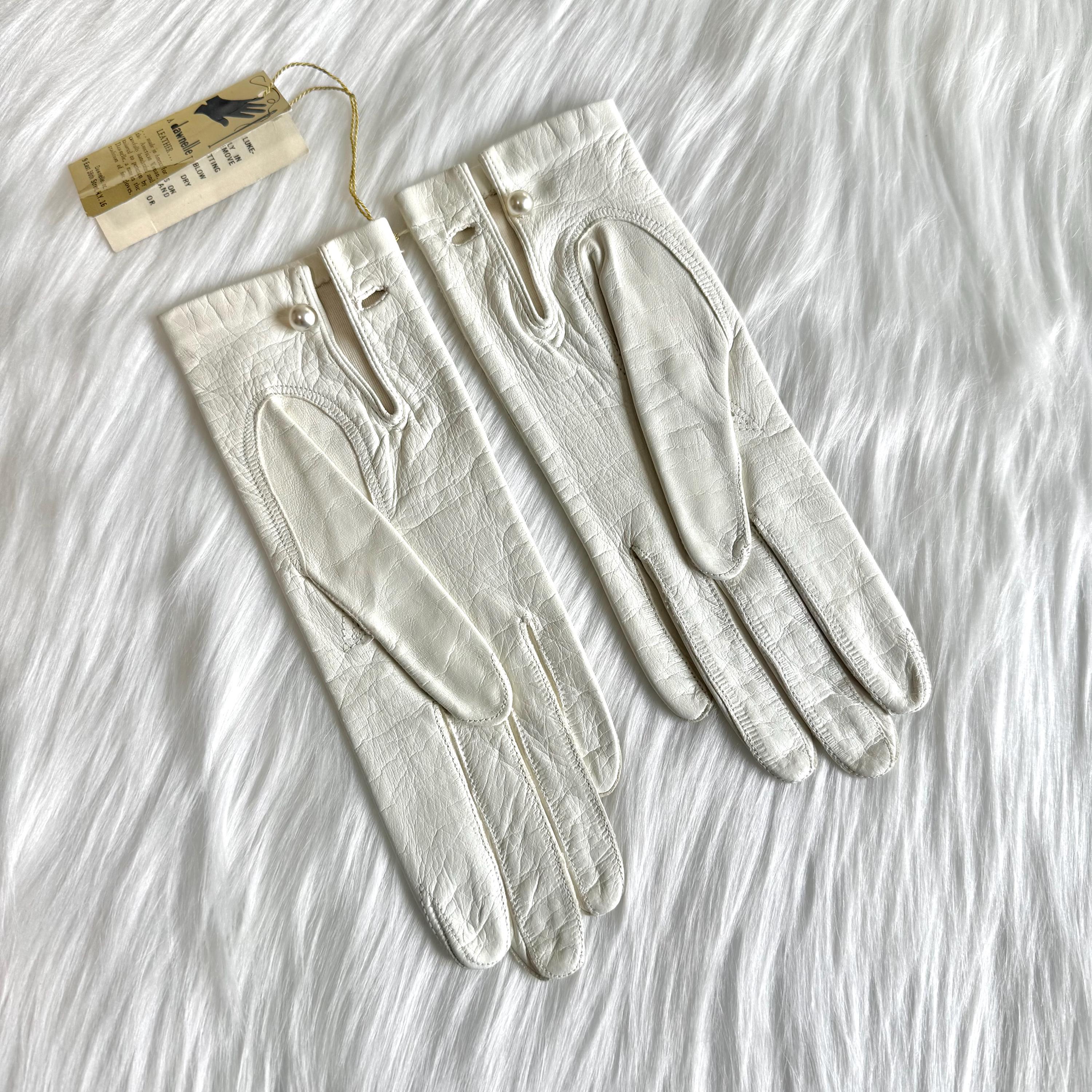 Vintage Lined Gloves - Etsy