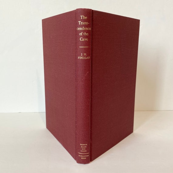 Vintage 1967 'the Transcendence of the Cave' by J.N. Findlay