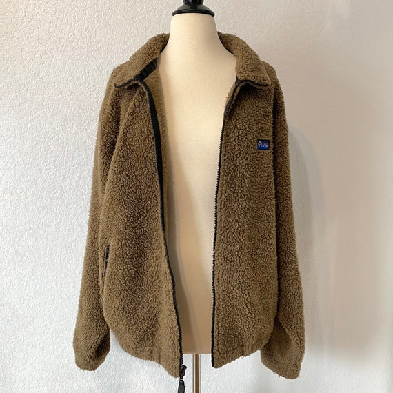 Vintage 90s Penfield Zipper Jacket Sherpa Brown F… - image 9