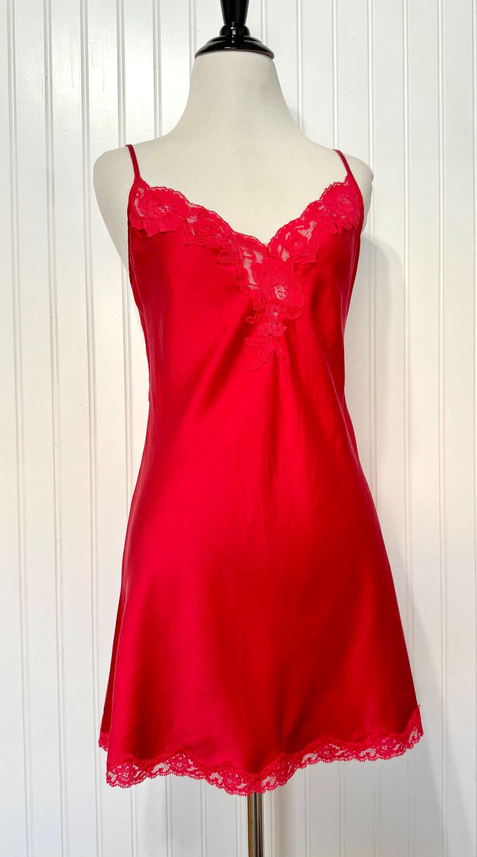 lace trim slip dress victoria's secret Buy Satin Lace-Trim Short Slip Dress, Oyster - Order Slips online