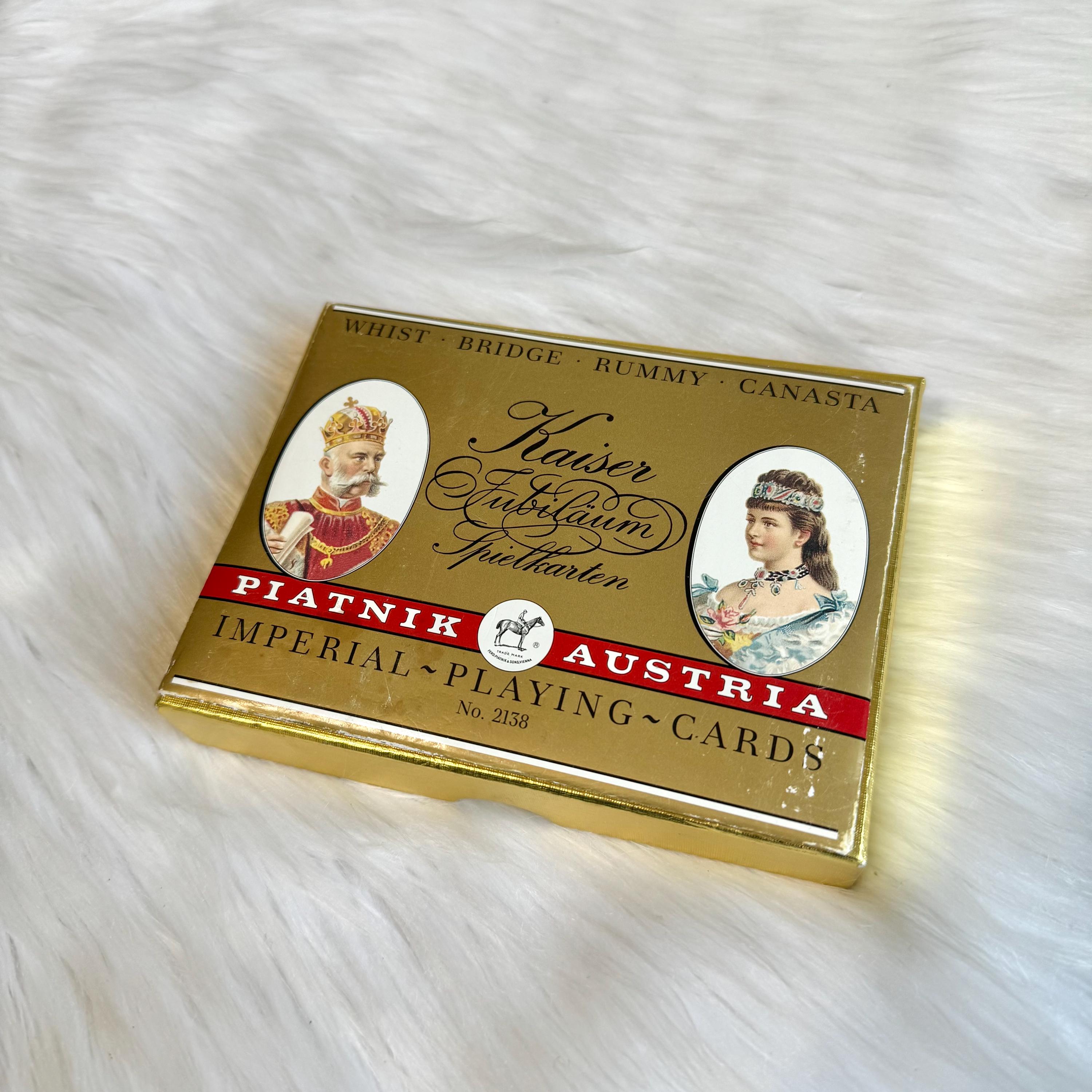 Piatnik 1000 Piece Playing Cards Puzzle - 26.5x17.4" Completed Size