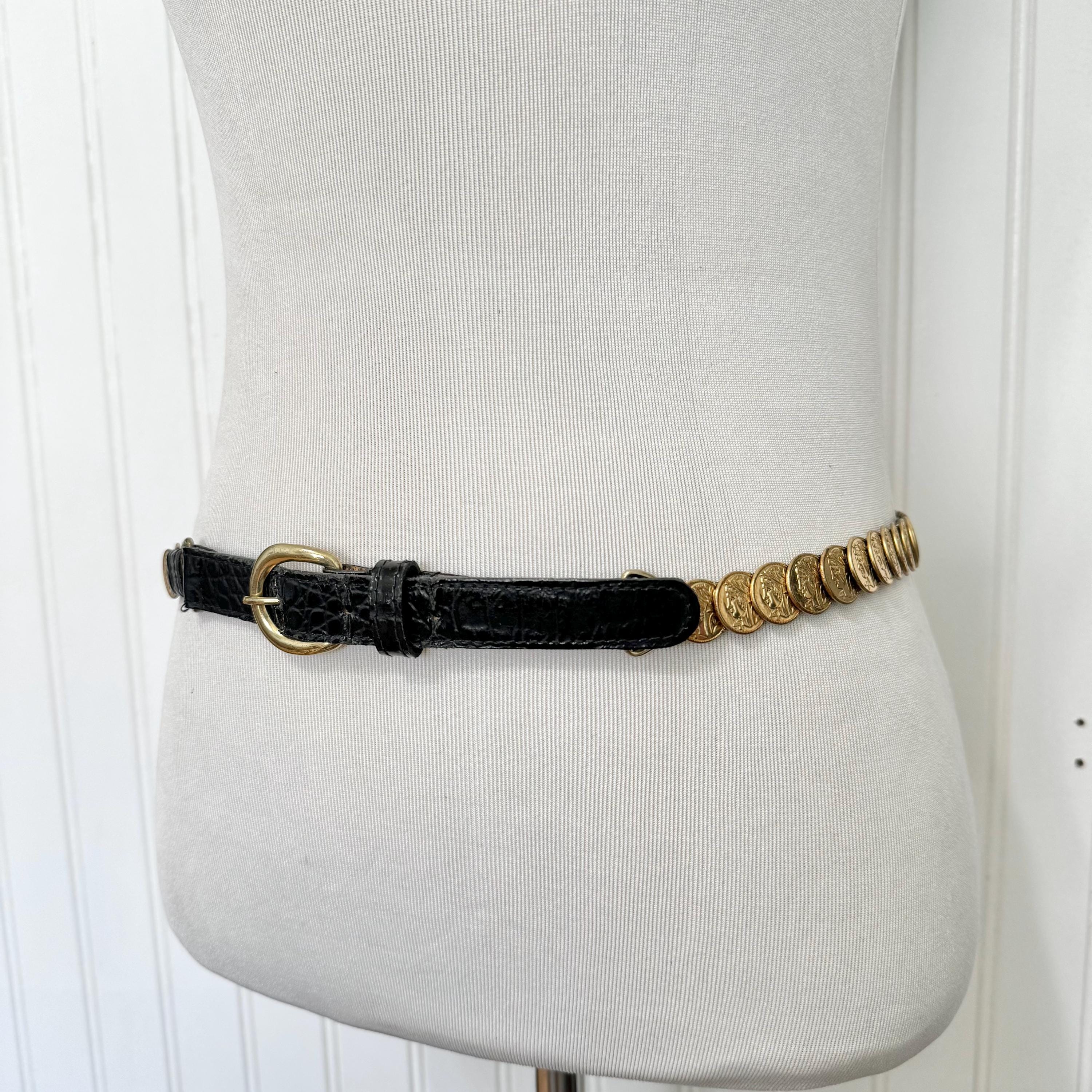 8584 Women Vintage Elastic Belt Crocodile Pattern Stretchy Retro Pu Leather Vintage 90s Faux Crocodile Skin Pattern Elasticated Belt - Etsy main image 4
