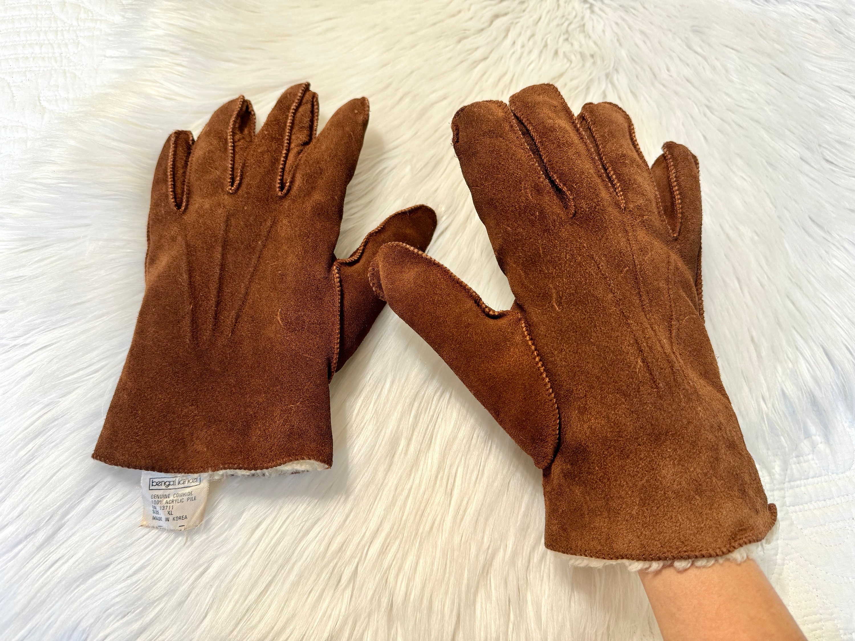 Sherpa lined gloves mens sale
