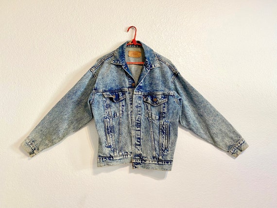 Vintage 80s Levi Strauss Acid Wash Denim Jacket, Levi's Vintage 80s Levi Strauss Acid Wash Denim Jacket, Levi's
