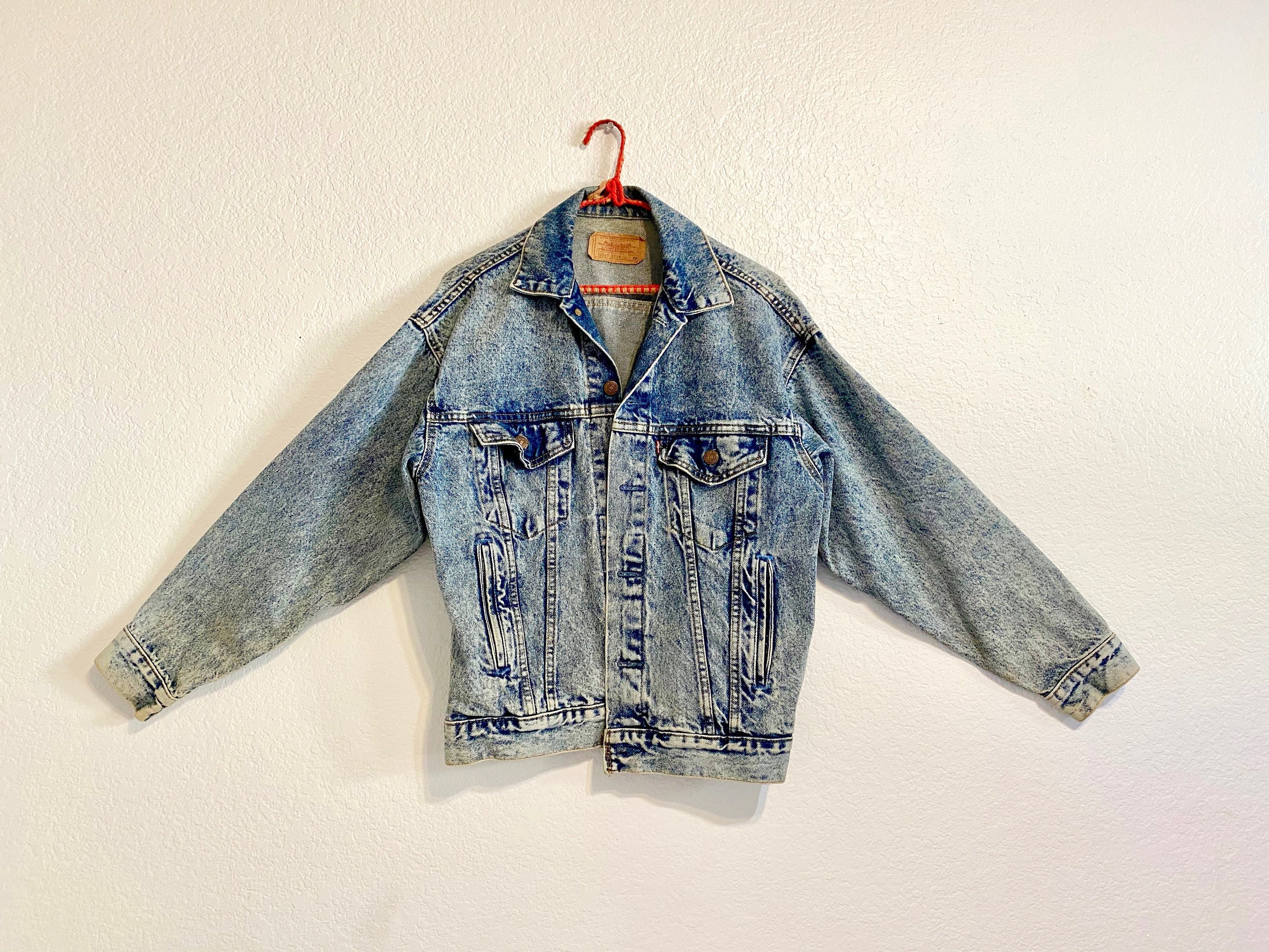Vintage 80s Levi Strauss Acid Wash Denim Jacket, Levi's Vintage 80s Levi Strauss Acid Wash Denim Jacket, Levi's