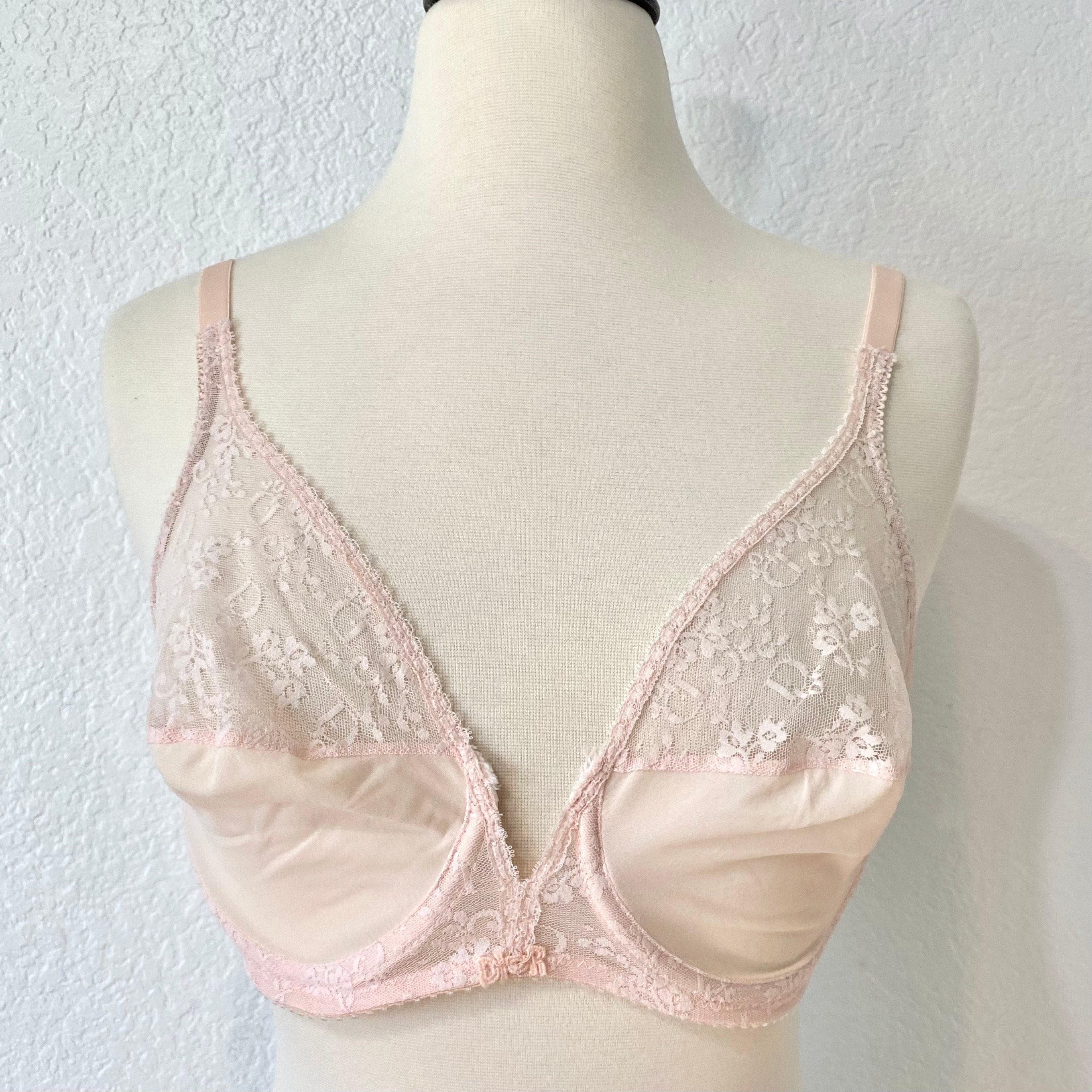 Vintage Dior Ivory Lace Bra, Size 34C 10203 -  Denmark