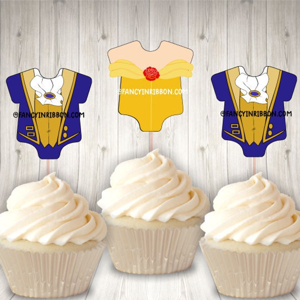 Beauty and the Beast Gender Reveal Etsy