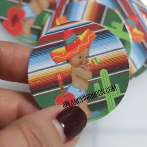 24 Fiesta Mexicana Babyshower-uitsparingen voor fopspenen