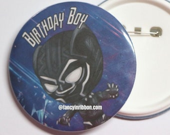 Superhero  Birthday Pin - Birthday Corsage - Superhero Birthday