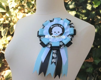 Boo Halloween Baby Shower Corsage - Mommy to be pin - Halloween baby shower - boo baby shower - ghost baby shower