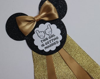 Disney Bridal Shower Decorations Bride To Be Pin Bride To Be Etsy