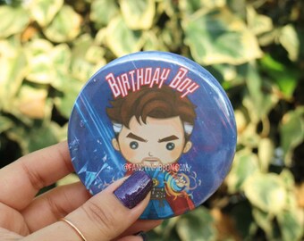 Superhero  Birthday Pin - Birthday Corsage - Superhero Birthday -