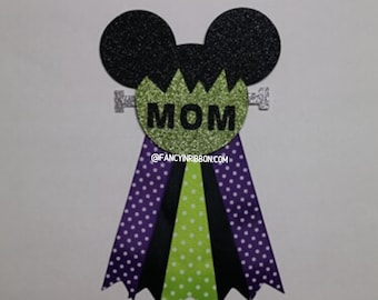 Frankenstein Mouse Halloween Themed Baby Shower Mommy to Be Corsage