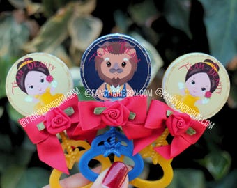 Beauty and the Beast Baby Shower Pins – Team Boy, Team Girl