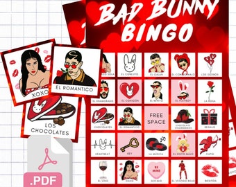 PDF File Galentines Day Bingo - Yo Perreo Sola - Valentines Day Games