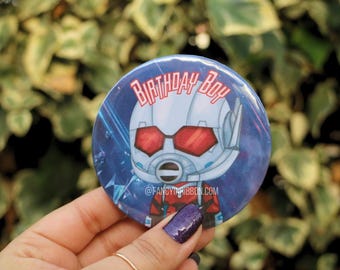 Superhero  Birthday Pin - Birthday Corsage - Superhero Birthday