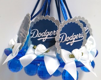 12 Sports baseball Themed Baby Shower Guest Pacifier necklaces - party games