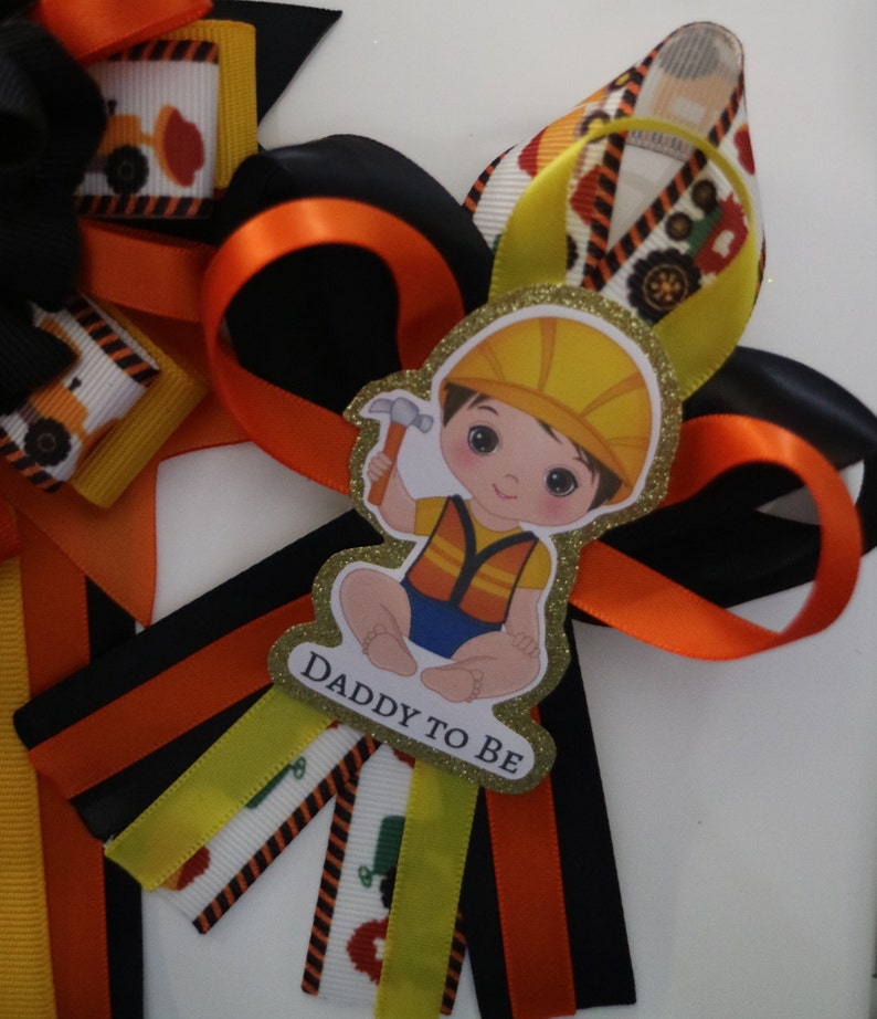 Baby Under Construction Baby Shower Mommy to Be Corsage