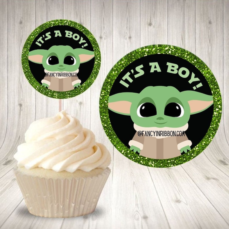 PDF File Star Wars Baby Yoda Baby Shower It's a Boy Themed  Etsy
