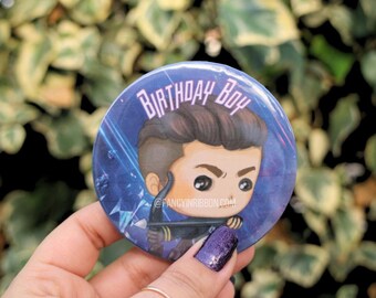 Superhero Birthday Pin - Birthday Corsage - Birthday Gift  - Superhero Birthday