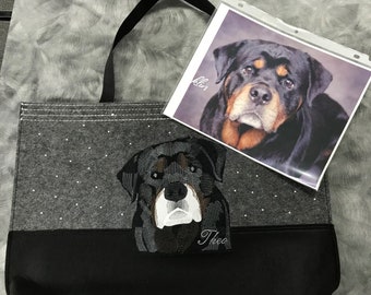 Gestickte Pet Fototasche