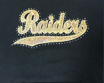 Raiders Pailletten & Strass Hoodie