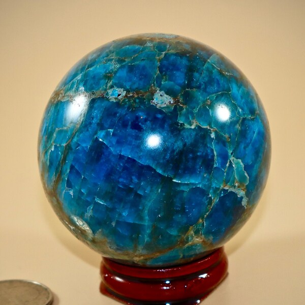 Esfera de Apatita Azul 60.6 MM