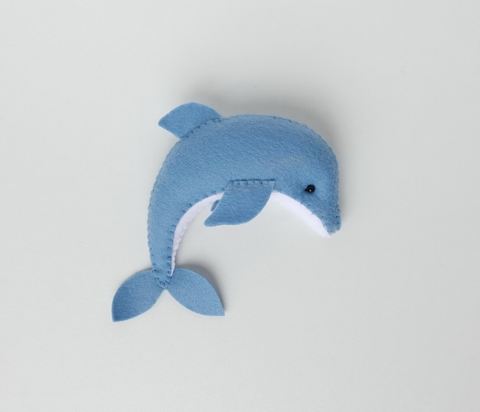 Dolphin Pattern Felt Sewing Dolphin Ornament DIY PDF Pattern Etsy
