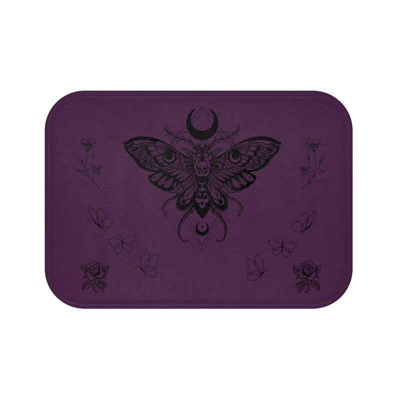 Moth with Lunar Phases Beach Towel | Celestial Moon Phase Design | Boho Summer Towel for Beach, Pool, Yoga, or Spa image 12