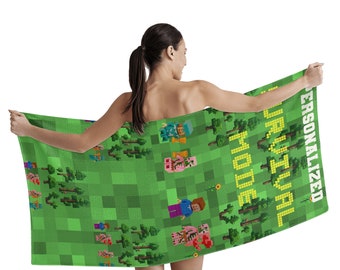Bath Towel - Classic Game Design - Perfect for Game Enthusiasts