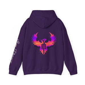 Phoenix QR Code Gamer Hoodie: Unisex Gaming Sweatshirt image 7