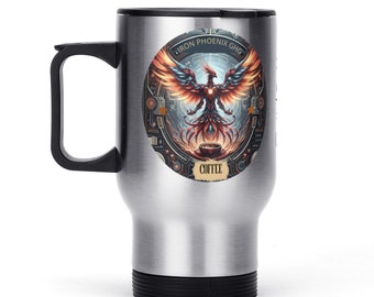 Custom Stainless Steel Travel Coffee Mug (14 oz)