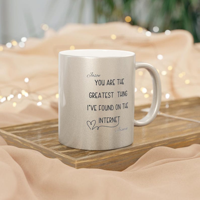 Personalized Coffee Mug Romantic Gift for Him Boyfriend Valentine's Day