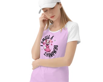 T-shirt de déclaration politique Demonrat pour femme - Cadeau républicain et militant pour elle ou pour lui