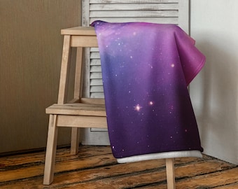 Home Decor Galaxy Bath Towel, Cotton-Polyester Blend, Two Sizes
