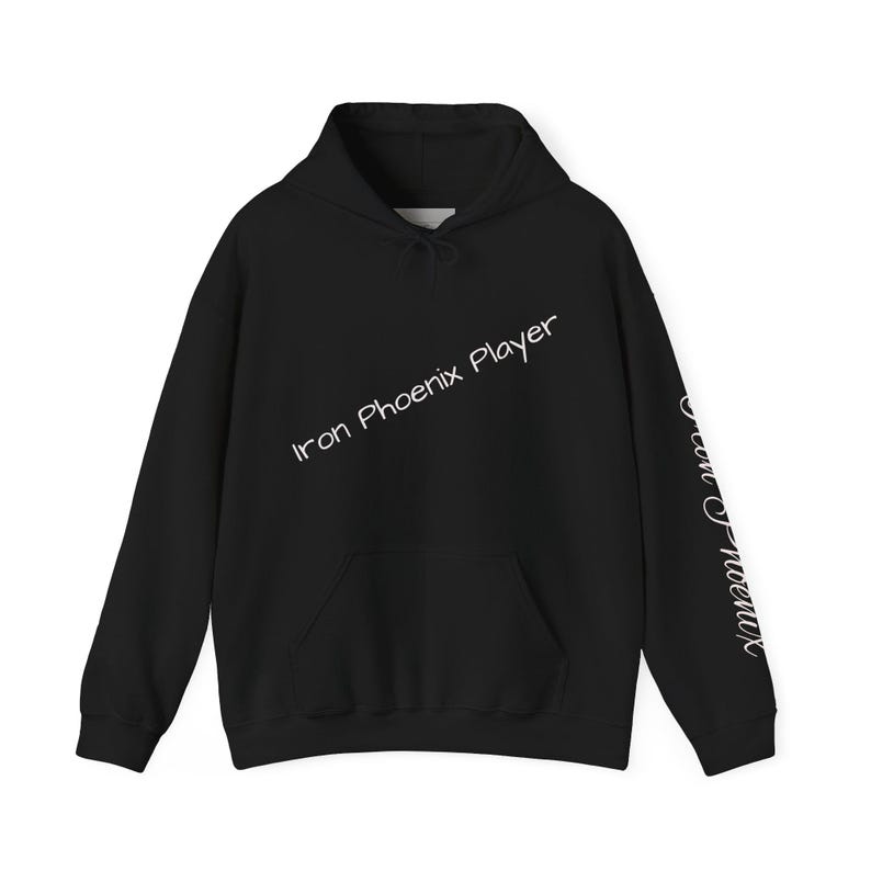 Phoenix QR Code Gamer Hoodie: Unisex Gaming Sweatshirt image 2