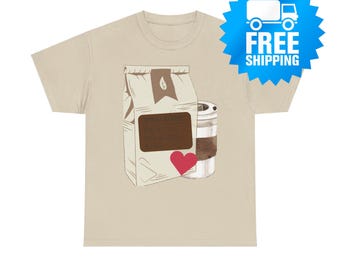 Give Me Coffee T-Shirt: Funny Unisex Crew Neck, Coffee Lover Gift