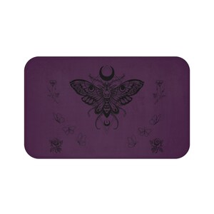 Moth with Lunar Phases Beach Towel | Celestial Moon Phase Design | Boho Summer Towel for Beach, Pool, Yoga, or Spa image 13