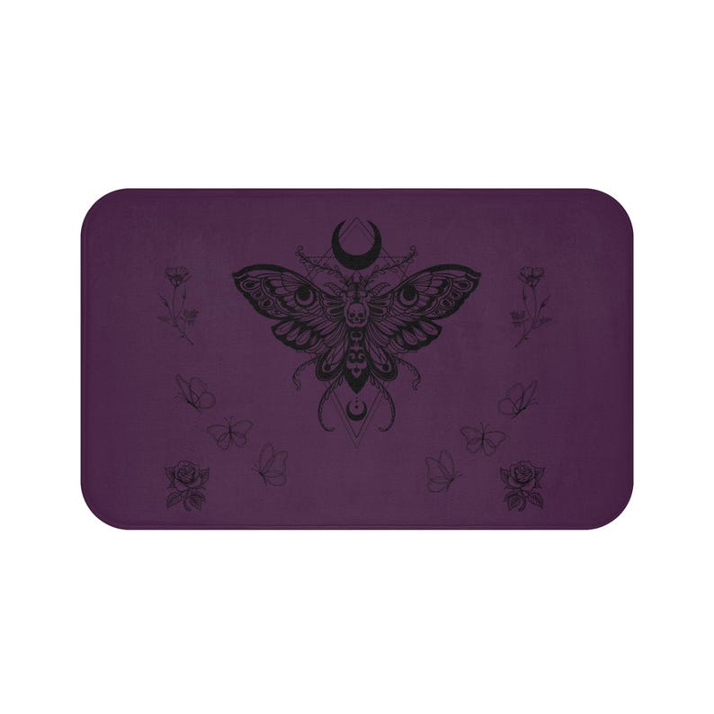 Moth with Lunar Phases Beach Towel | Celestial Moon Phase Design | Boho Summer Towel for Beach, Pool, Yoga, or Spa image 13