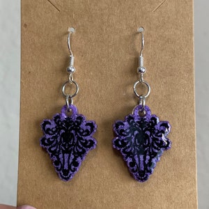 Mansion Wallpaper Dangle Earrings