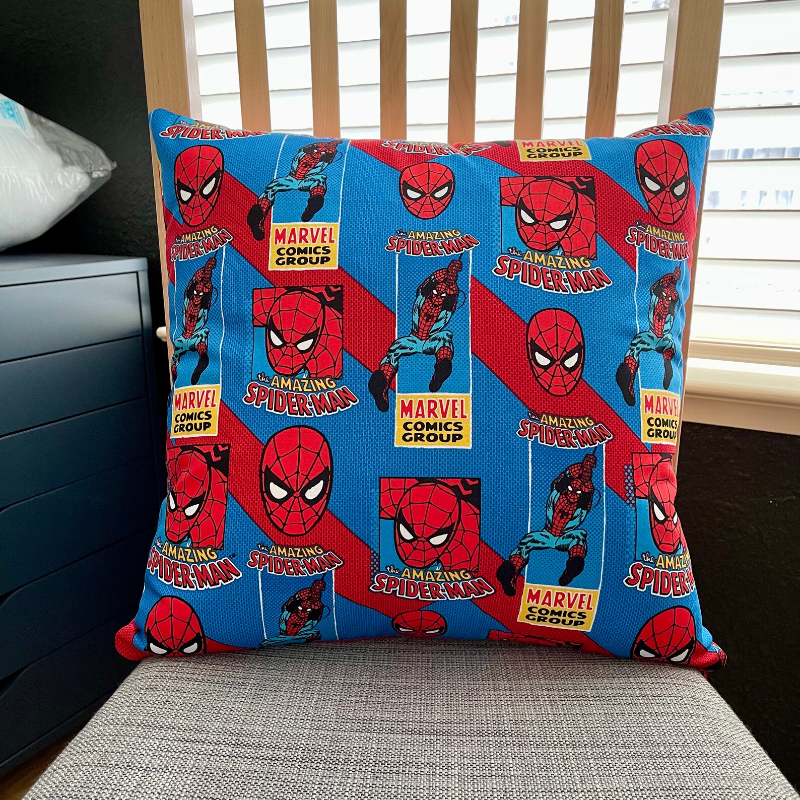Spiderman Throw Pillow / Cushion / Cover Etsy